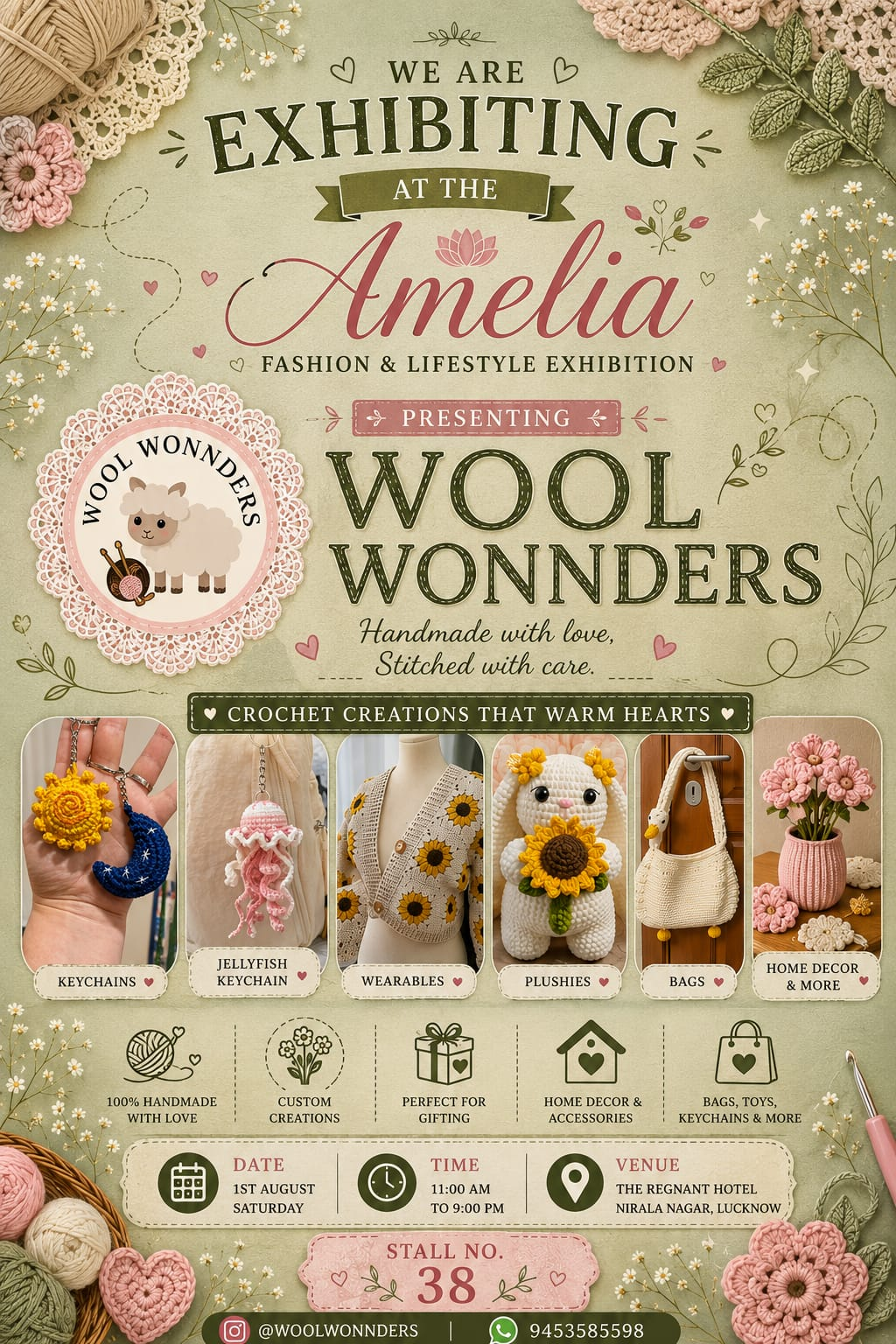 Amelia Fashion & Lifestyle Exhibition — WoolWonnders, Stall 38