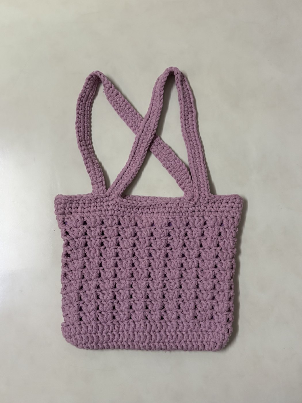 Lilac Shoulder Tote