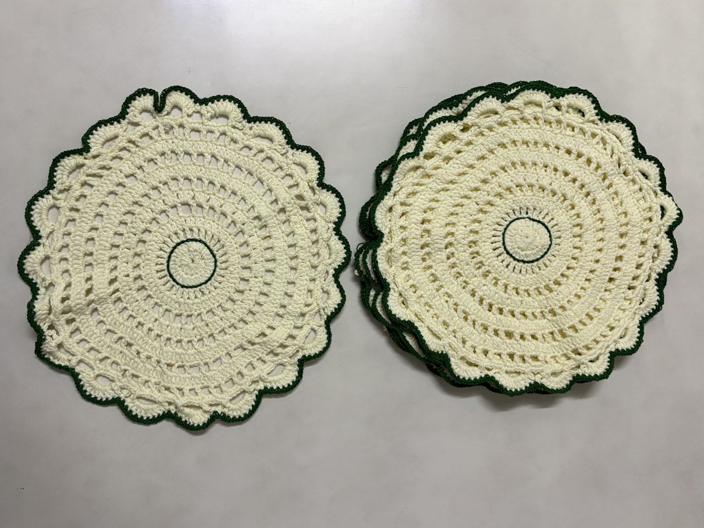 Round Lace Coasters