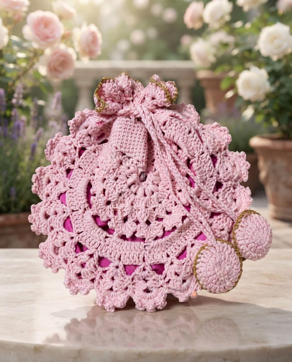 Pink Potli bag